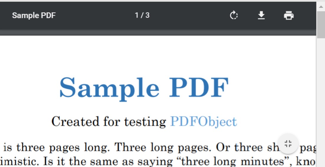 Cara menghilangkan download dan print PDF Toolbar HTML